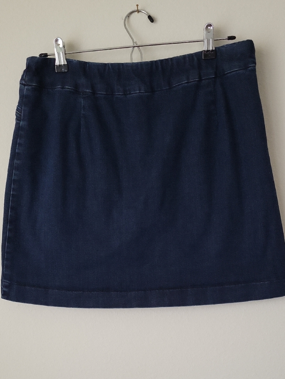 croft & barrow Navy Denim Skort - Picture 3 of 7